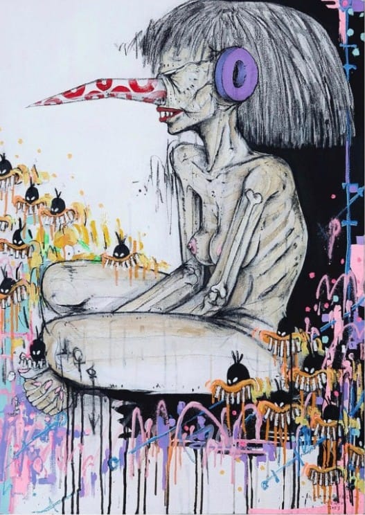 37. SATTERUGLY SATTERUGLY / "MUJER PICO DE PÁJARO"